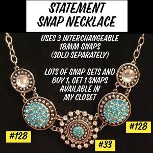 Statement Snap Necklace